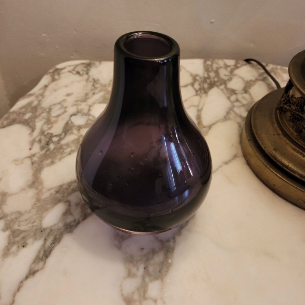 Krosno Poland Purple Vase